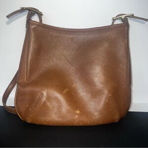 Coach Vintage Classic Brown Leather Shoulder Bag/Purse